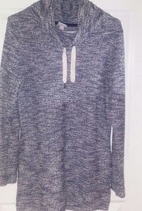 Cowl neck sweater/sweater dress